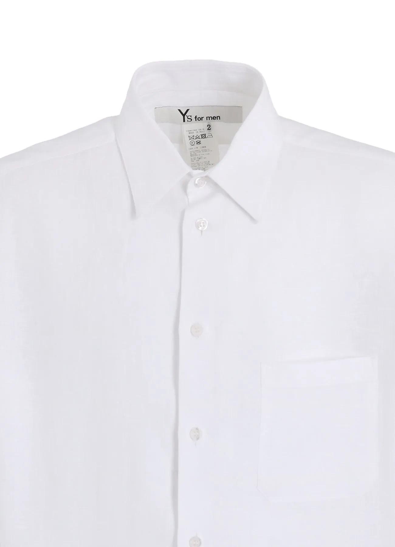 LINEN CLOTH CLASSIC SHIRT sold by Yohji Yamamoto product image thumbnail 5