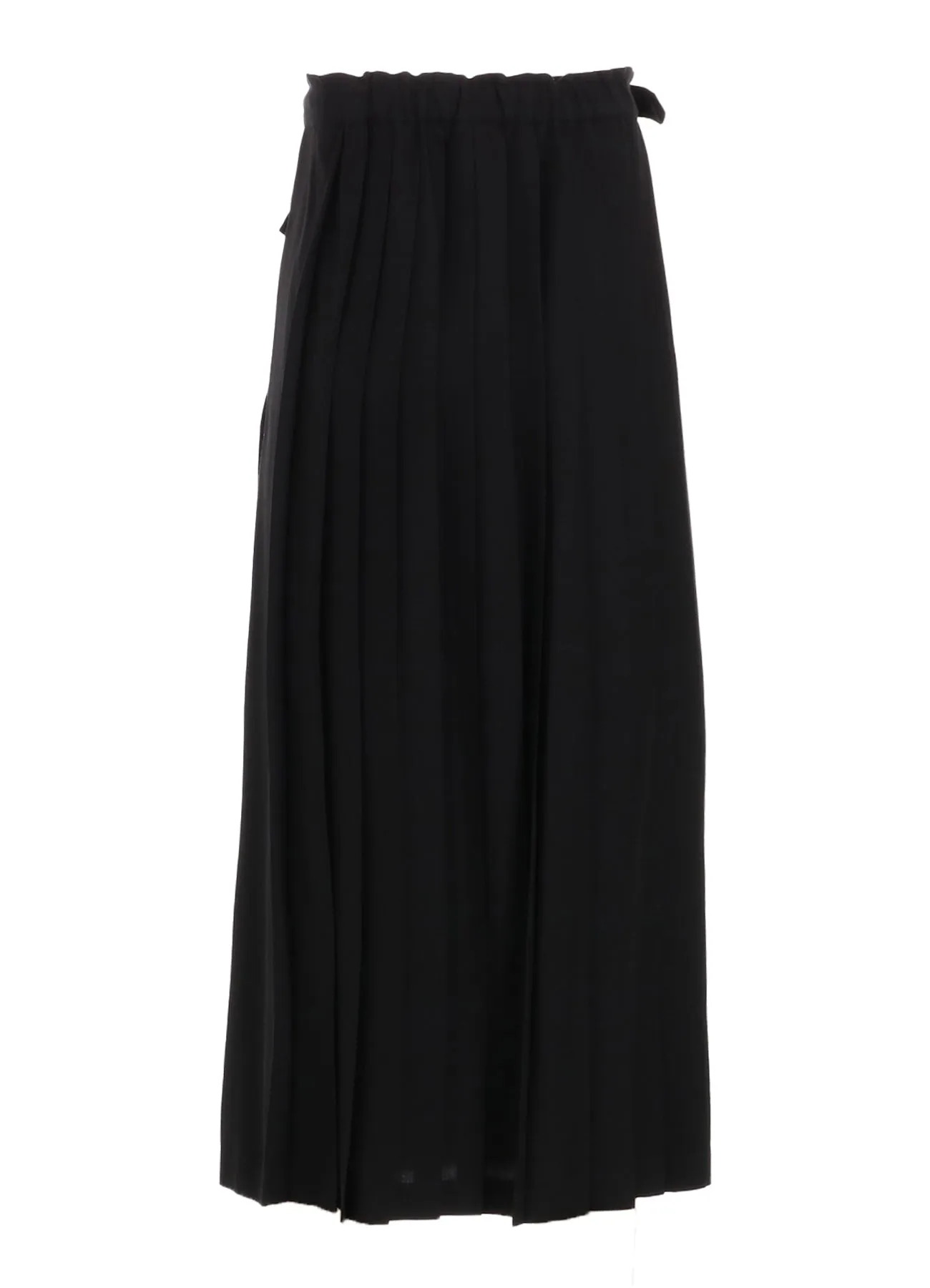 4OZ CU/DUNGAREE TWILL PLEATED WRAP SKIRT sold by Yohji Yamamoto product image thumbnail 3