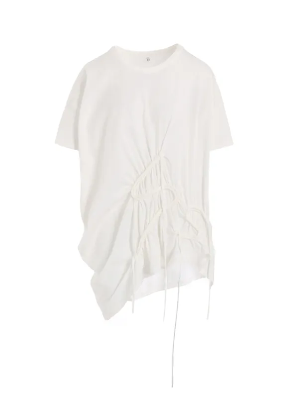 COTTON JERSEY CHAIN STITCH T made by Yohji Yamamoto