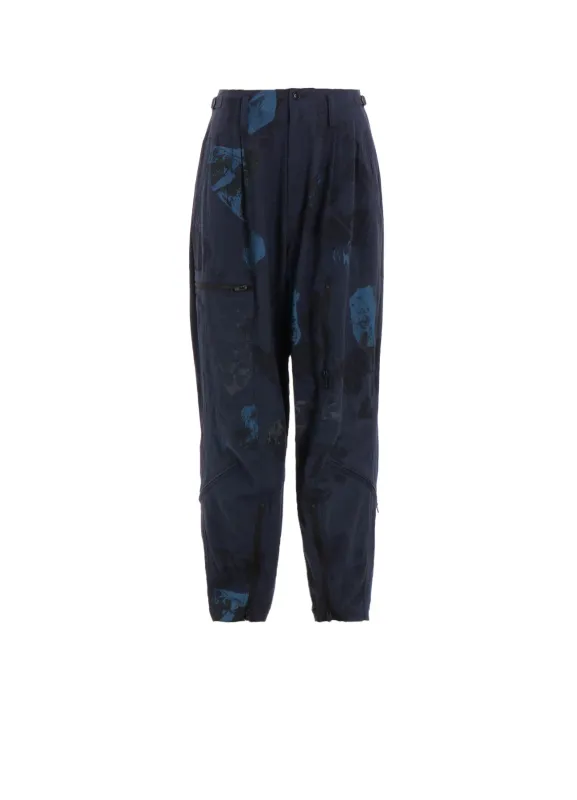 C/L POPLIN STONE DESIGN FLIGHT PANTS made by Yohji Yamamoto