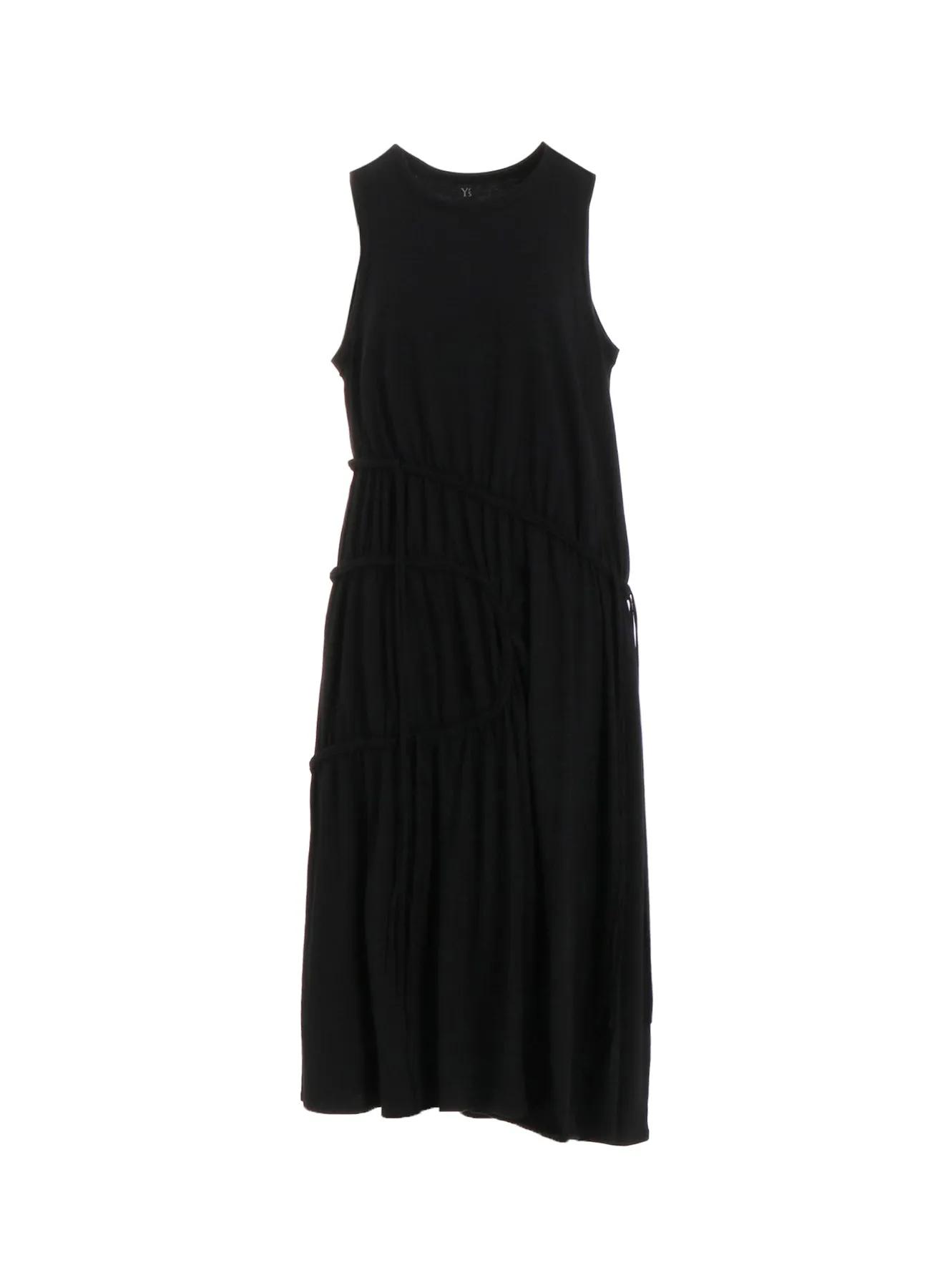 COTTON JERSEY CHAIN STITCH SLEEVELESS DRESS sold by Yohji Yamamoto