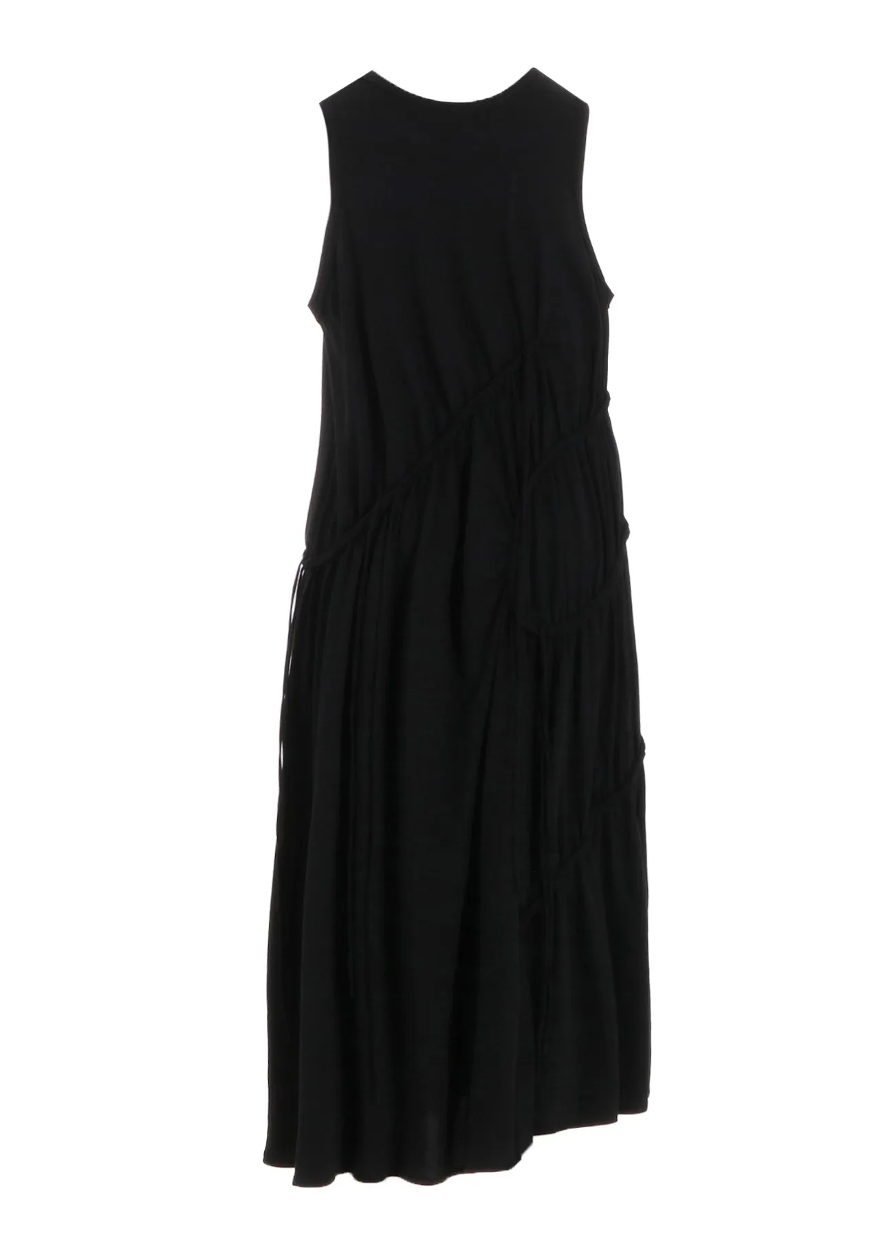 COTTON JERSEY CHAIN STITCH SLEEVELESS DRESS sold by Yohji Yamamoto product image thumbnail 3