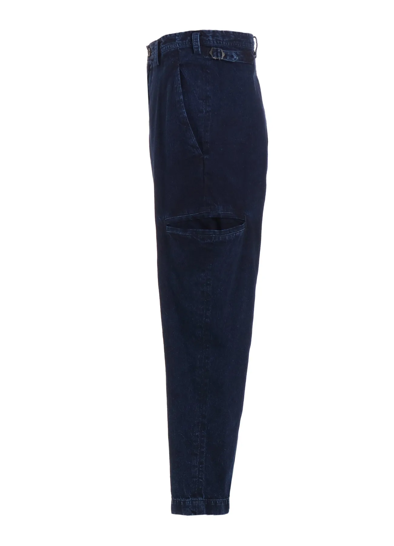 8OZ BLEACHED DENIM TAPERED PANTS sold by Yohji Yamamoto product image thumbnail 3