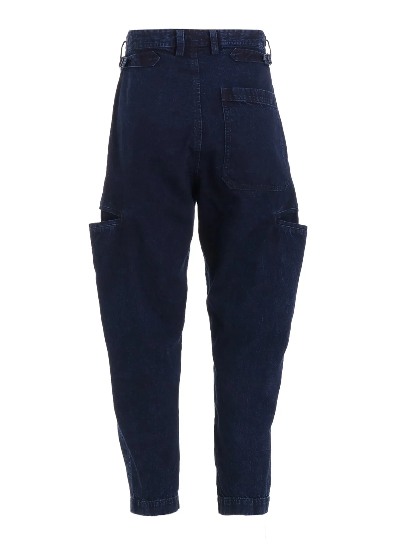 8OZ BLEACHED DENIM TAPERED PANTS sold by Yohji Yamamoto product image thumbnail 4