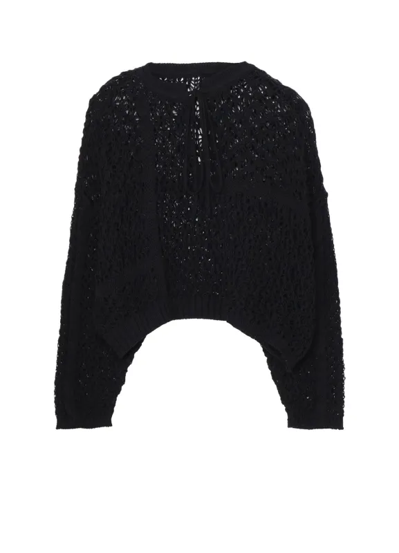 OPENWORK DESIGN HENRY WIDE SLEEVE PULLOVER sold by Yohji Yamamoto