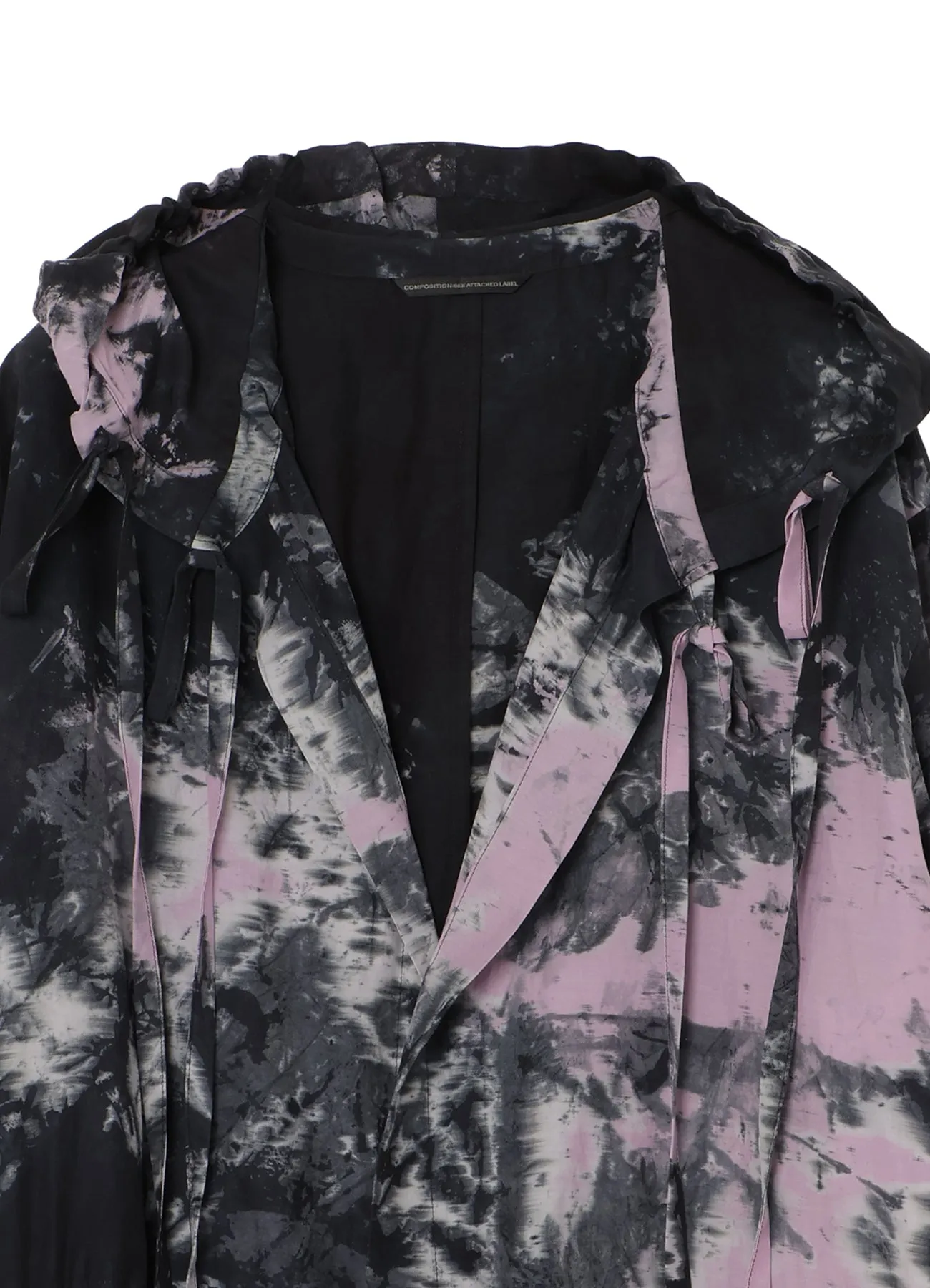 CU/C TWILL THRENE DYE HOODIE COAT sold by Yohji Yamamoto product image thumbnail 4