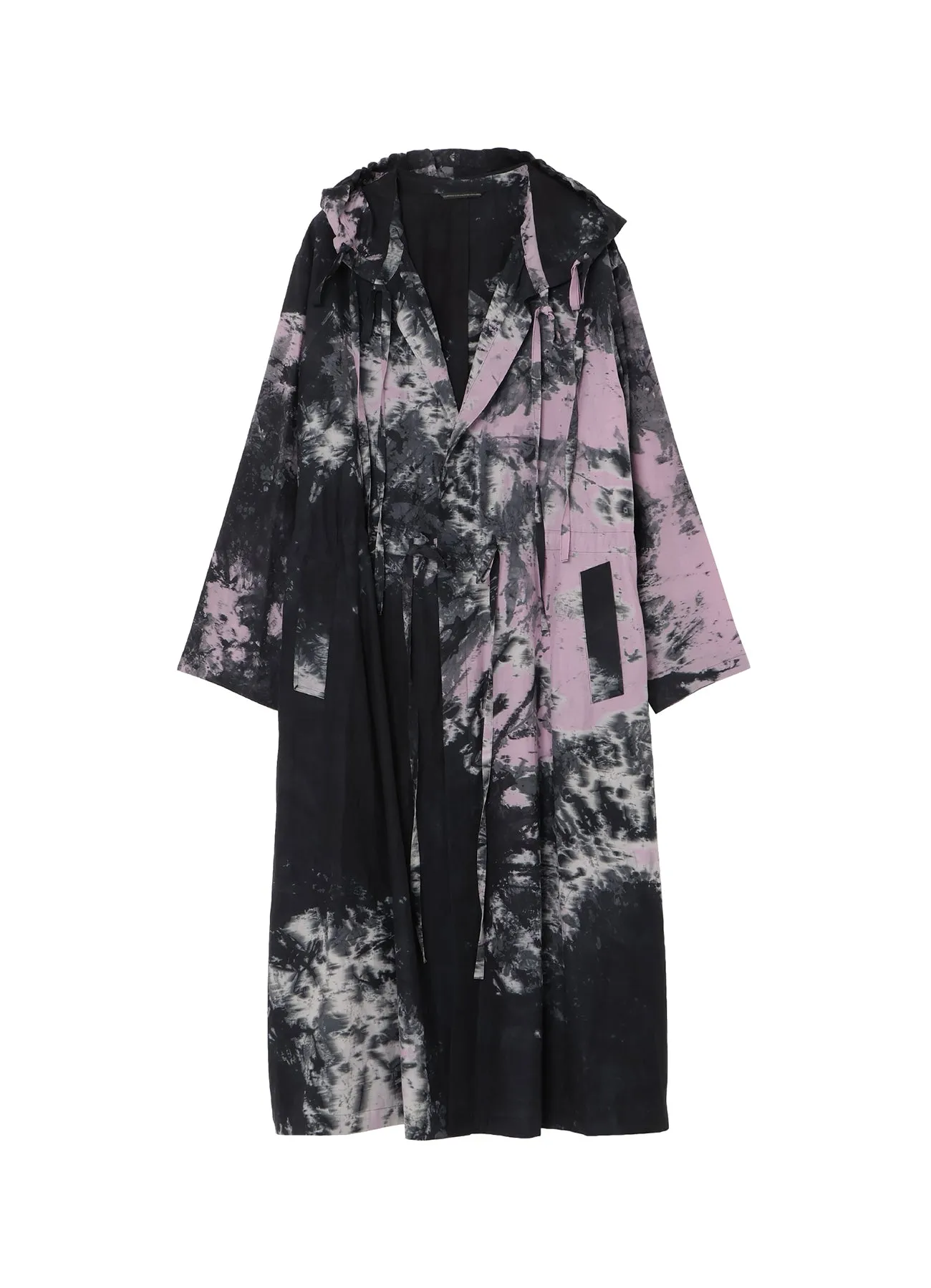CU/C TWILL THRENE DYE HOODIE COAT sold by Yohji Yamamoto