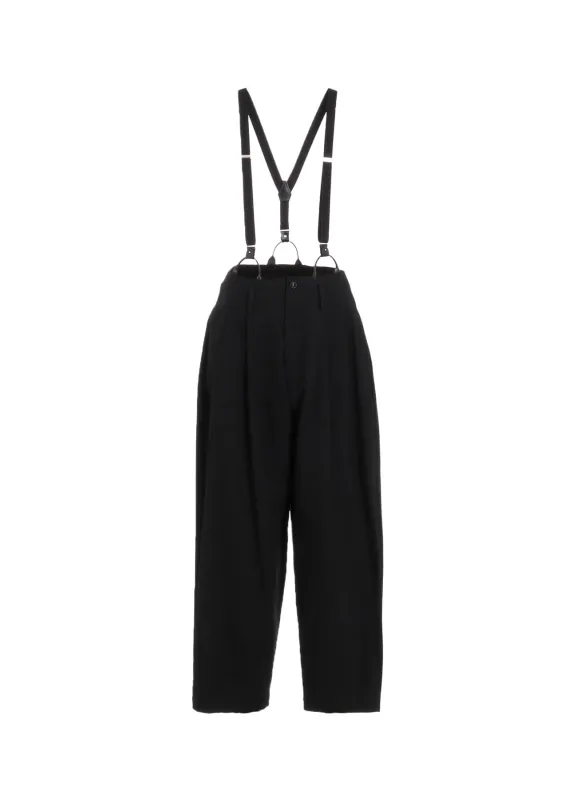 COTTON TWILL SUSPENDER PANTS sold by Yohji Yamamoto