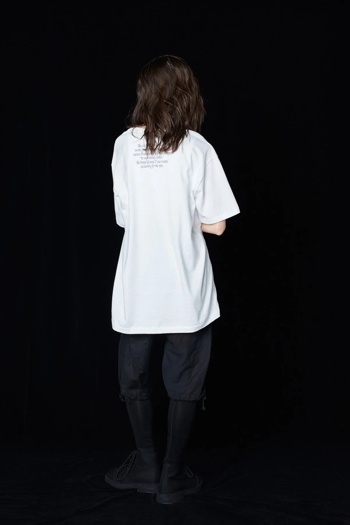 WOMEN IN A HAT PUNK Graphic T-SHIRT sold by Yohji Yamamoto product image thumbnail 4