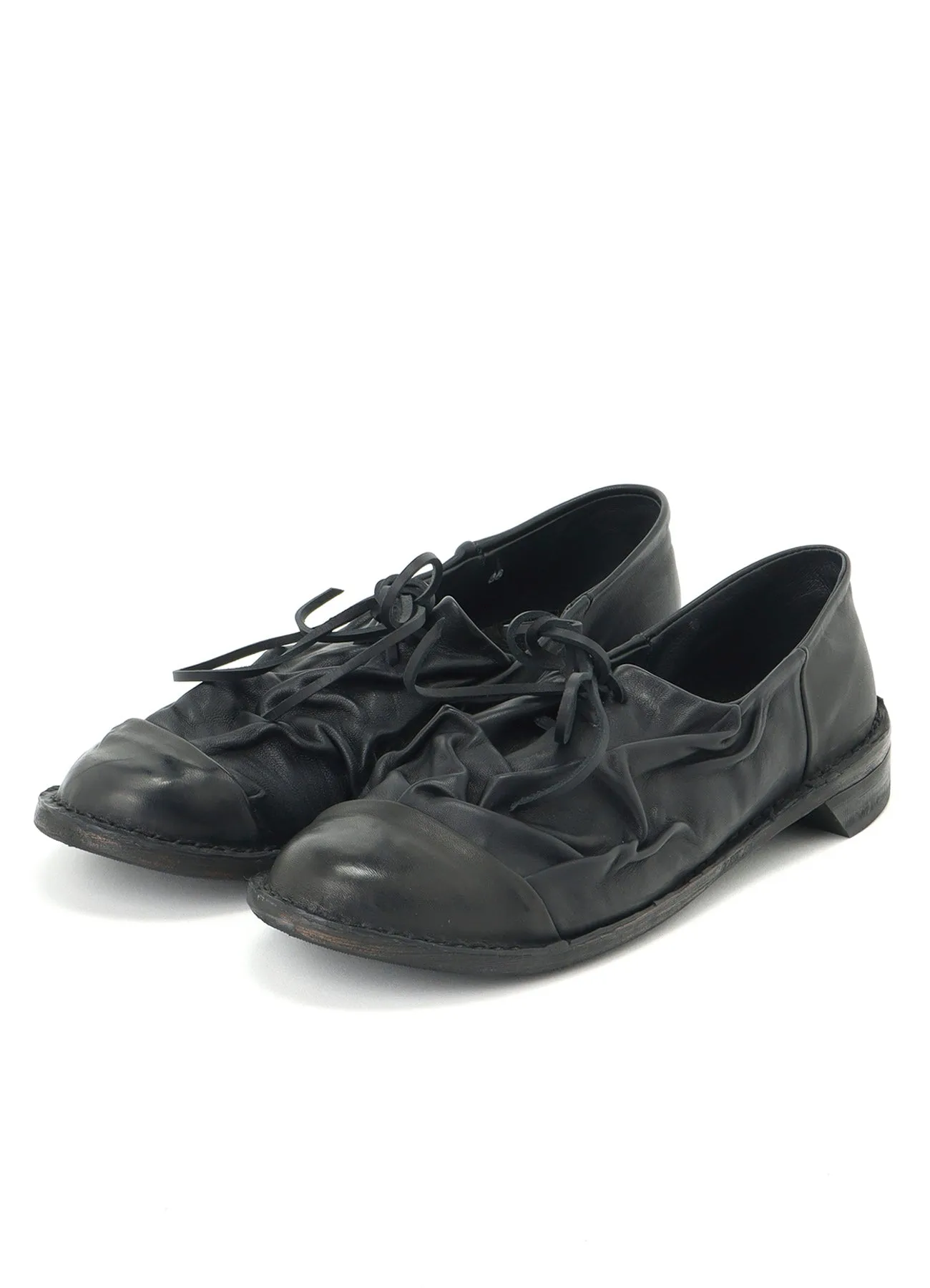 SHRINKED CALF SKIN SHOES sold by Yohji Yamamoto