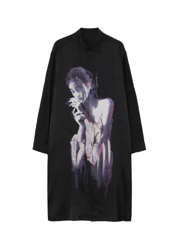 FEMALE DESIGN LONG BLOUSE sold by Yohji Yamamoto