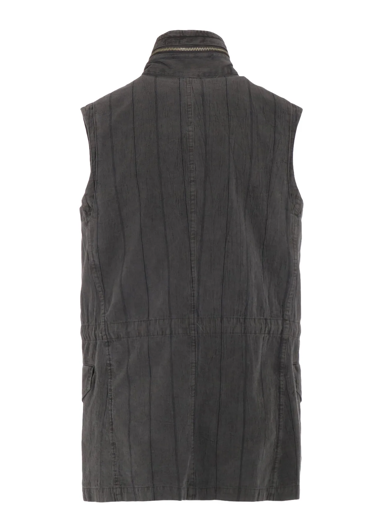 WASHER STRIPE 4 POCKET VEST sold by Yohji Yamamoto product image thumbnail 3