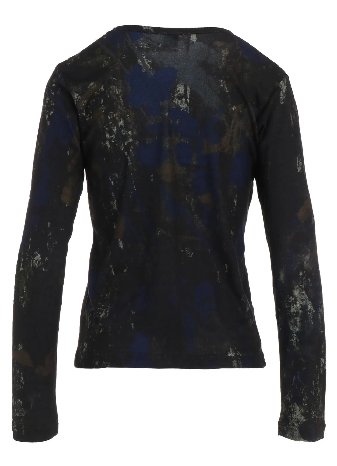 FADED PRINT LONG SLEEVE T sold by Yohji Yamamoto product image thumbnail 3