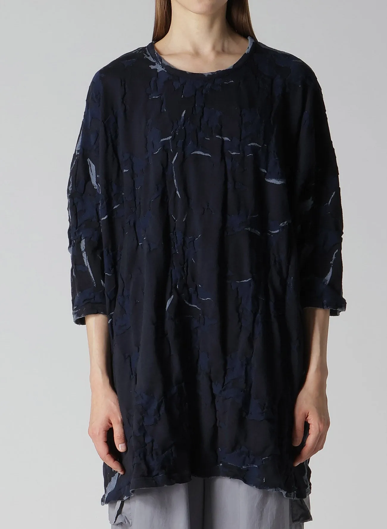 GEOMETRIC LINKS PRINT PANEL BIG T sold by Yohji Yamamoto product image thumbnail 4