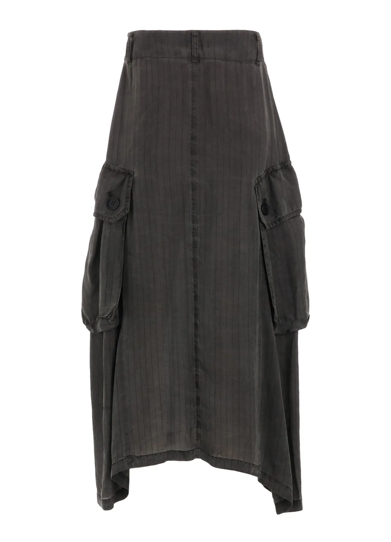 CUPRO STRIPE CARGO SKIRT sold by Yohji Yamamoto product image thumbnail 3