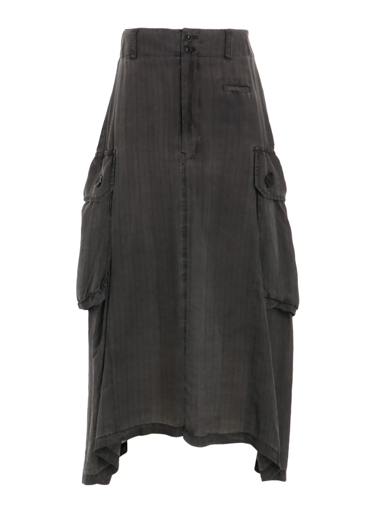 CUPRO STRIPE CARGO SKIRT sold by Yohji Yamamoto product image thumbnail 2