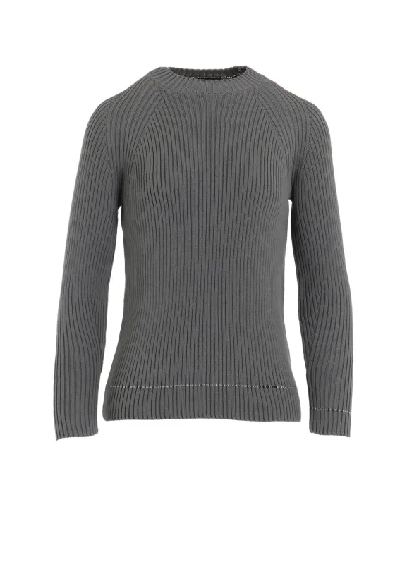 RIB STITCH TWISTED LONG SLEEVE RIB PULLOVER sold by Yohji Yamamoto
