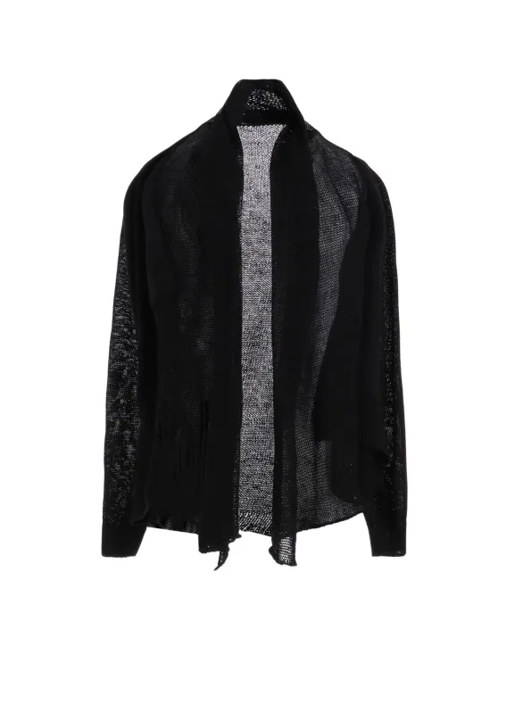 JERSEY BROAD STITCH SCARF GOWN sold by Yohji Yamamoto