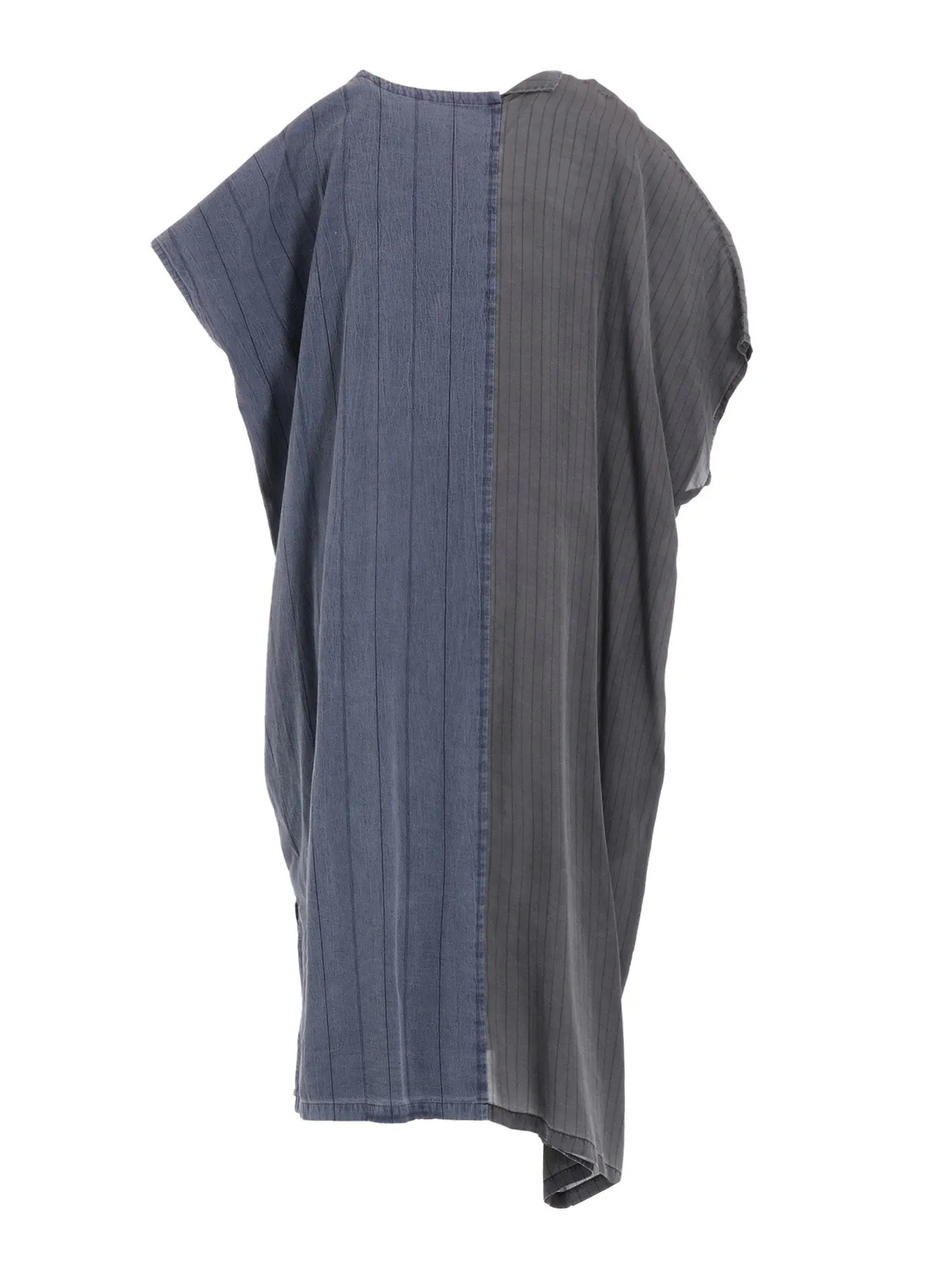 WASHER STRIPE ASYMMETRIC FRENCH DRESS sold by Yohji Yamamoto product image thumbnail 3