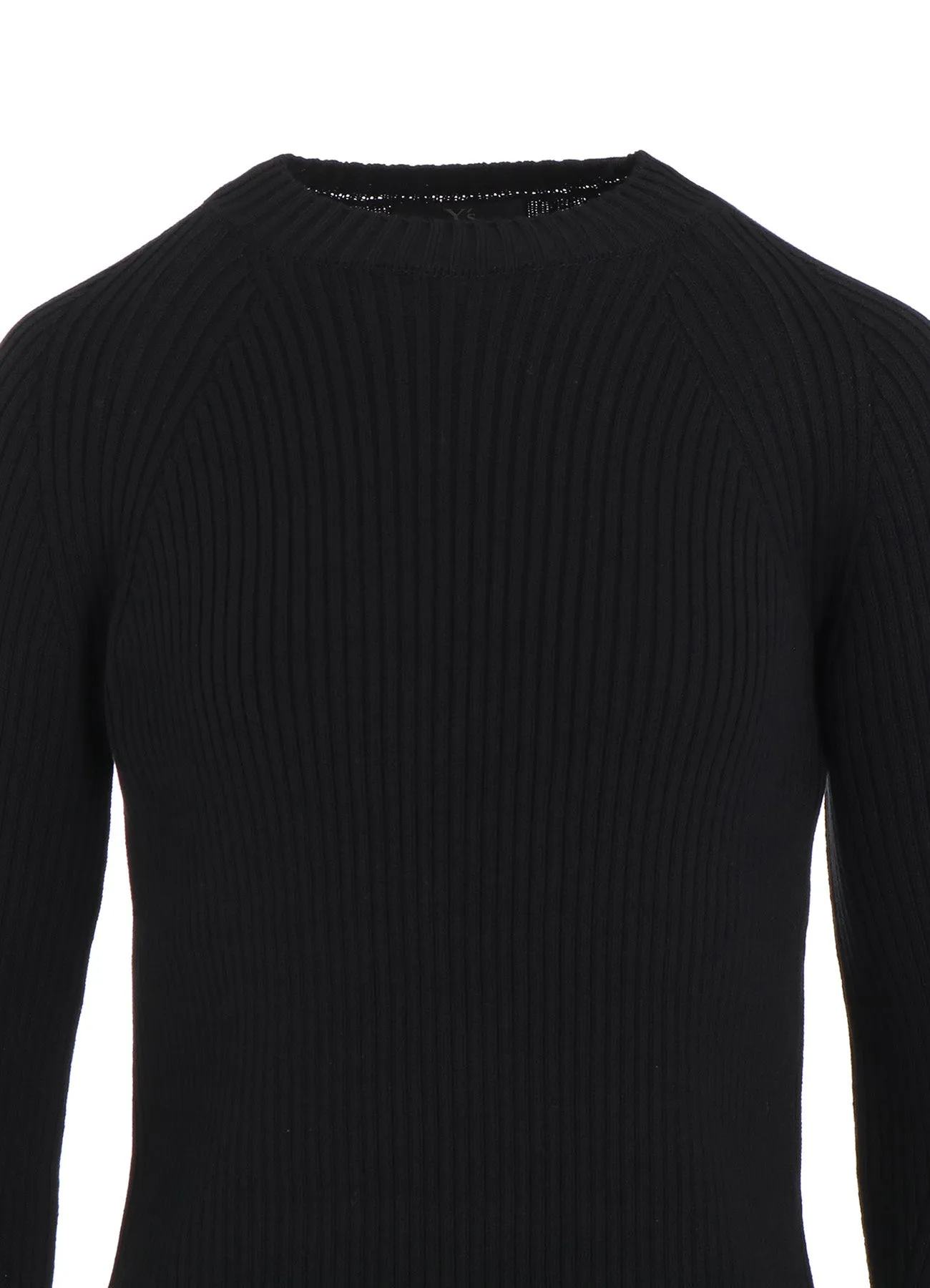 RIB STITCH TWISTED LONG SLEEVE RIB PULLOVER sold by Yohji Yamamoto product image thumbnail 5