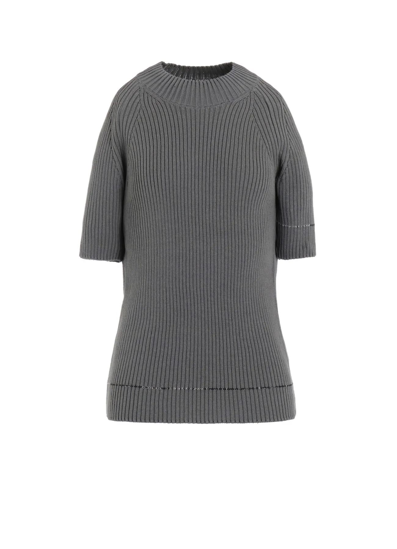 RIB STITCH TWISTED HALF SLEEVE RIB PULLOVER sold by Yohji Yamamoto