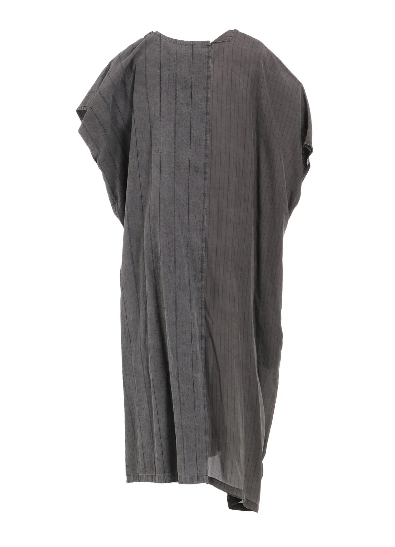 WASHER STRIPE ASYMMETRIC FRENCH DRESS sold by Yohji Yamamoto product image thumbnail 4