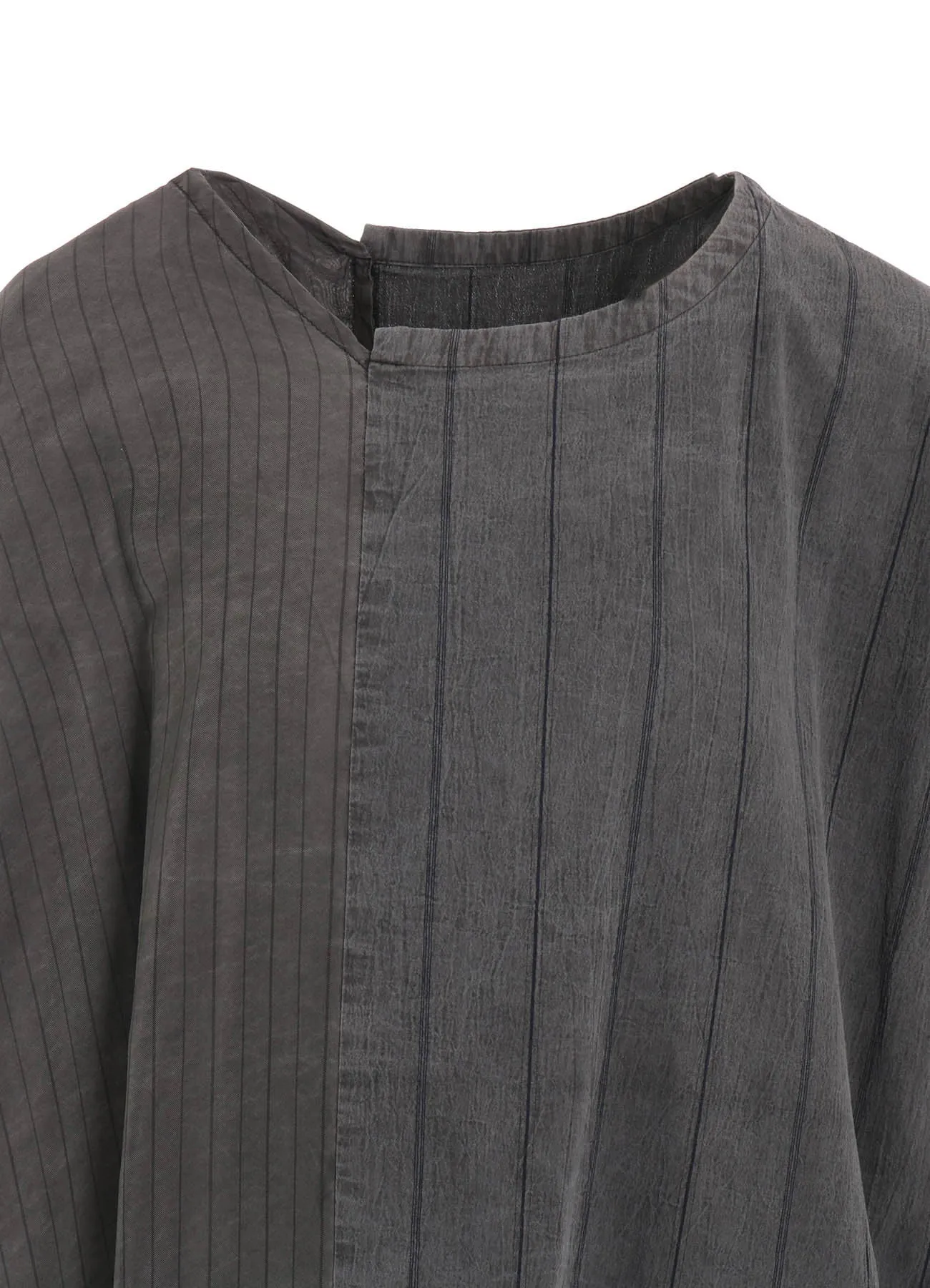 WASHER STRIPE ASYMMETRIC FRENCH DRESS sold by Yohji Yamamoto product image thumbnail 5