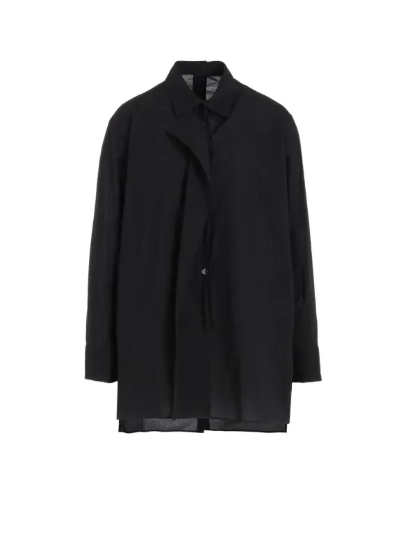 COTTON LAWN FRONT/BACK OPEN BLOUSE sold by Yohji Yamamoto