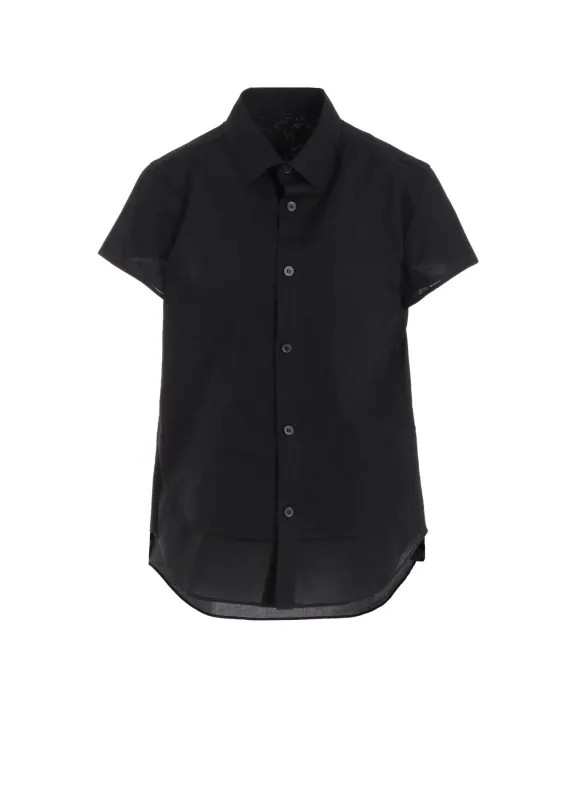 COTTON LAWN DOUBLE FRONT HEM BLOUSE sold by Yohji Yamamoto