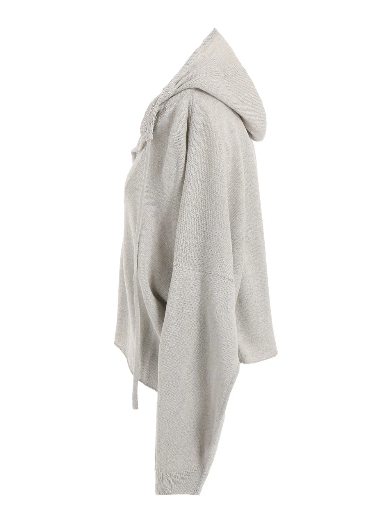 JERSEY BROAD STITCH SKIPPER HOODIE PULLOVER sold by Yohji Yamamoto product image thumbnail 3