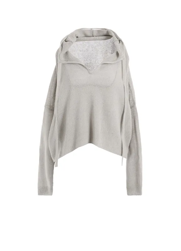 JERSEY BROAD STITCH SKIPPER HOODIE PULLOVER sold by Yohji Yamamoto