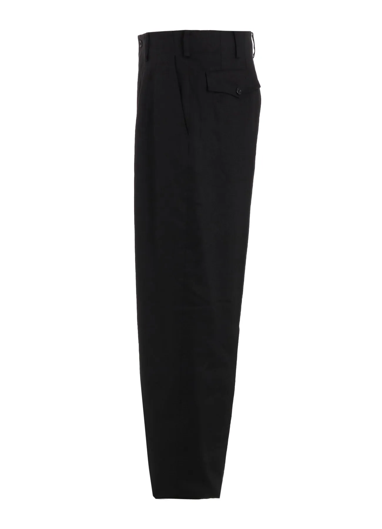 LINEN COTTON TWILL PANTS WITH 2-TUCKS sold by Yohji Yamamoto product image thumbnail 3