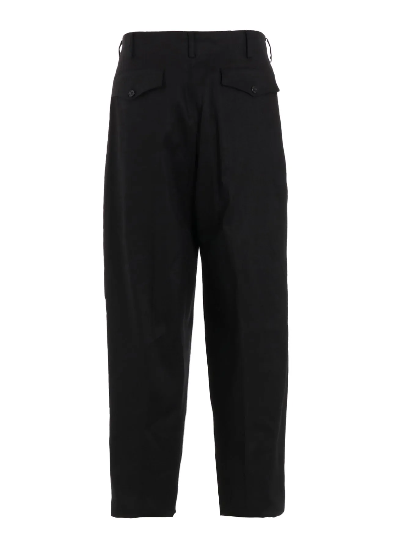 LINEN COTTON TWILL PANTS WITH 2-TUCKS sold by Yohji Yamamoto product image thumbnail 4