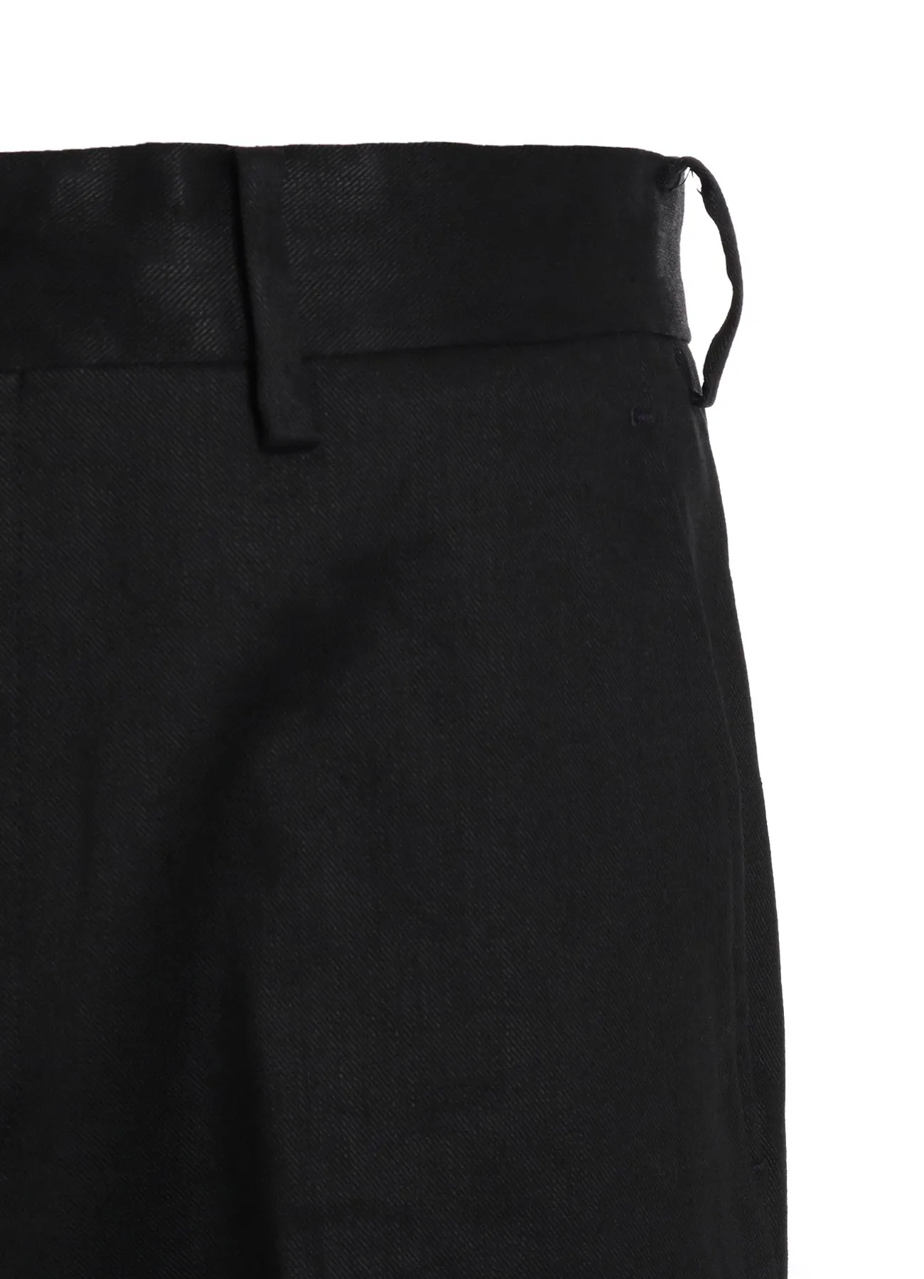 LINEN TWILL NO-TUCK PANTS sold by Yohji Yamamoto product image thumbnail 5