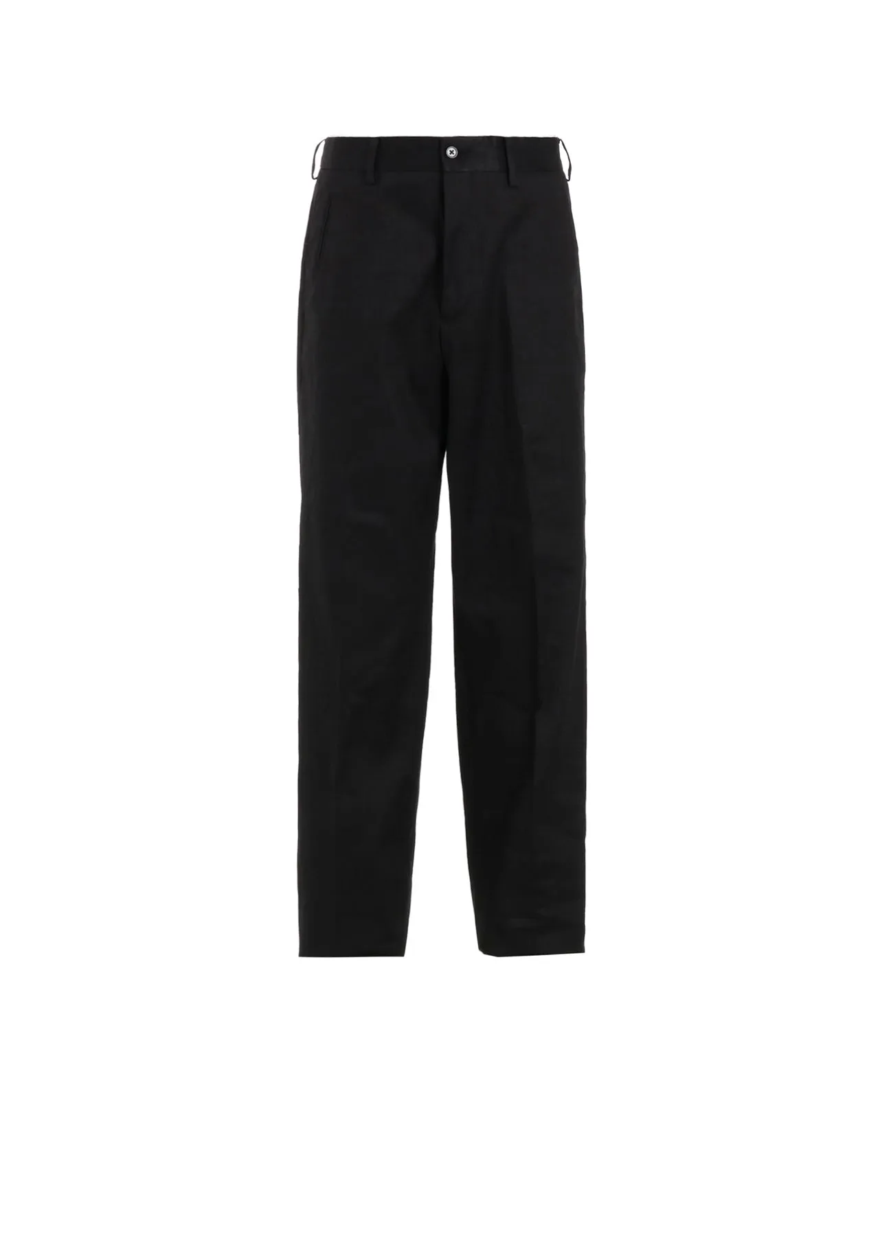 LINEN TWILL NO-TUCK PANTS sold by Yohji Yamamoto