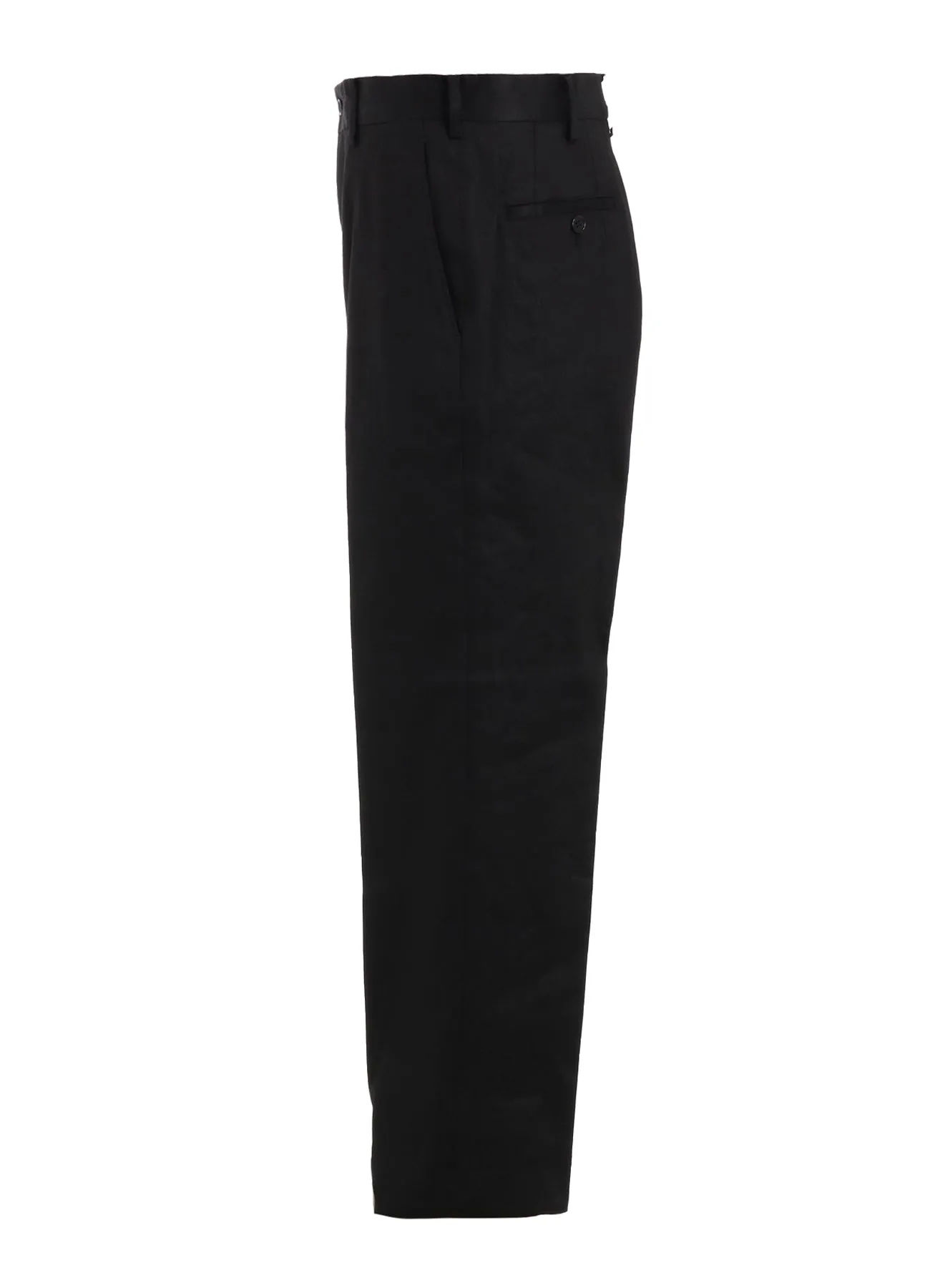 LINEN TWILL NO-TUCK PANTS sold by Yohji Yamamoto product image thumbnail 3