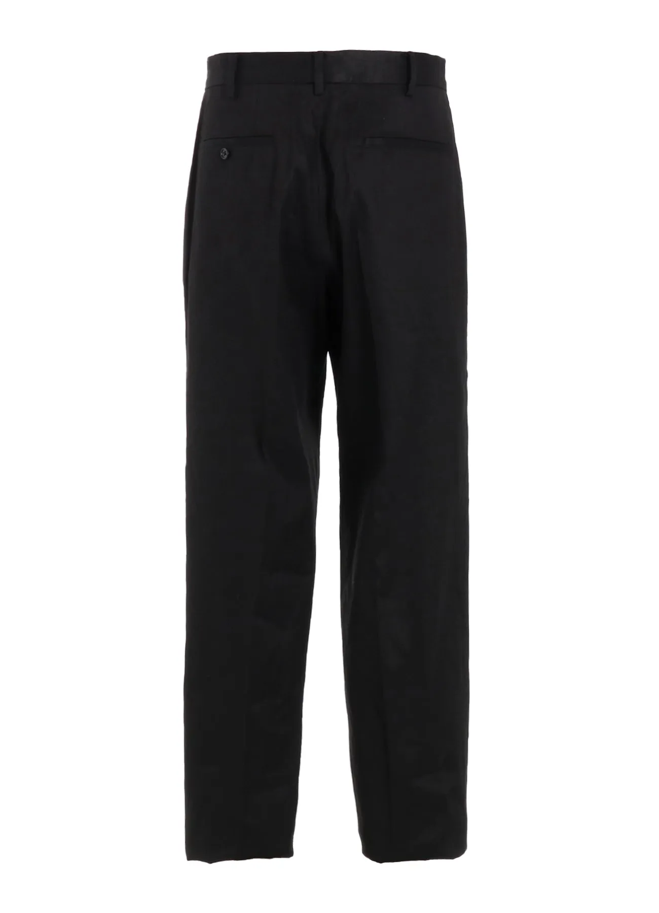LINEN TWILL NO-TUCK PANTS sold by Yohji Yamamoto product image thumbnail 4