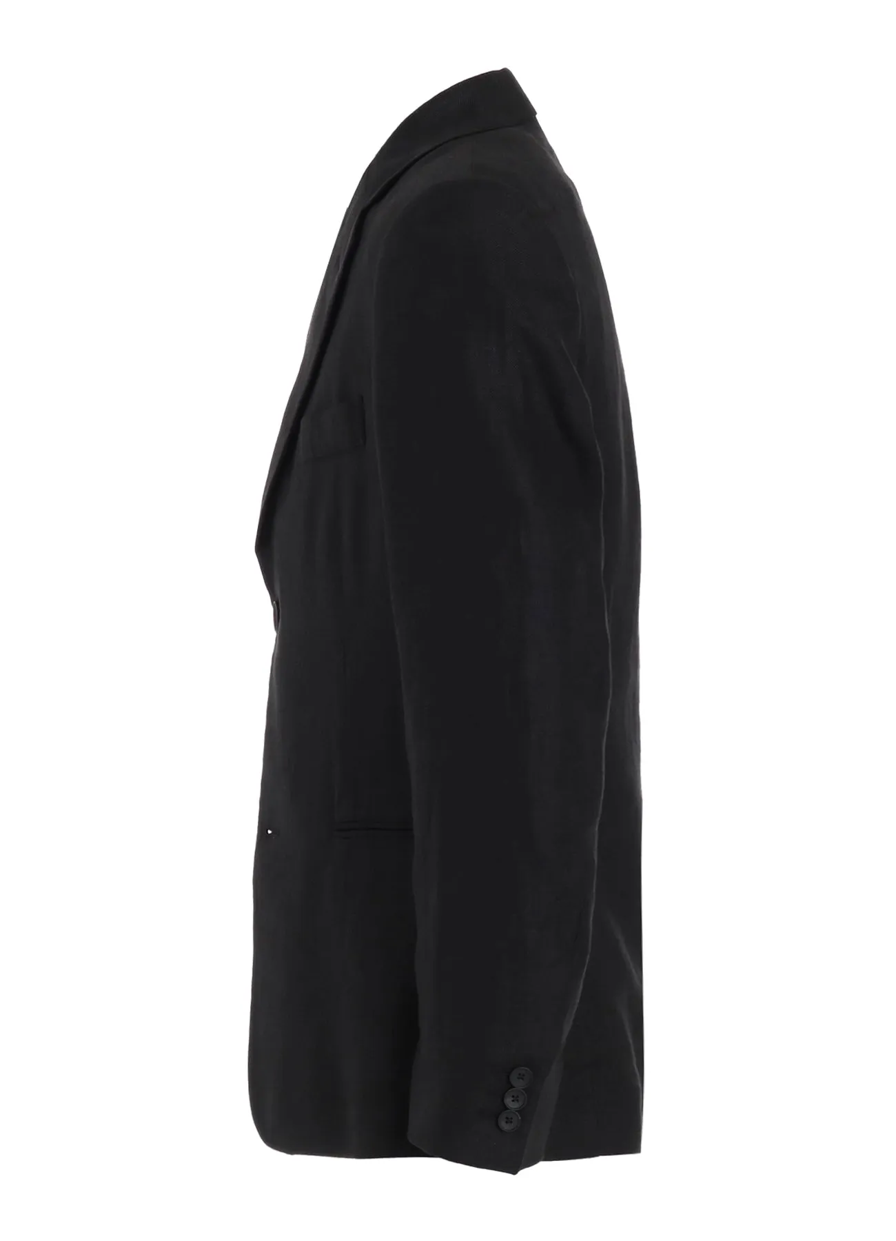 LINEN TWILL JACKET WITH 2-BUTTON sold by Yohji Yamamoto product image thumbnail 3