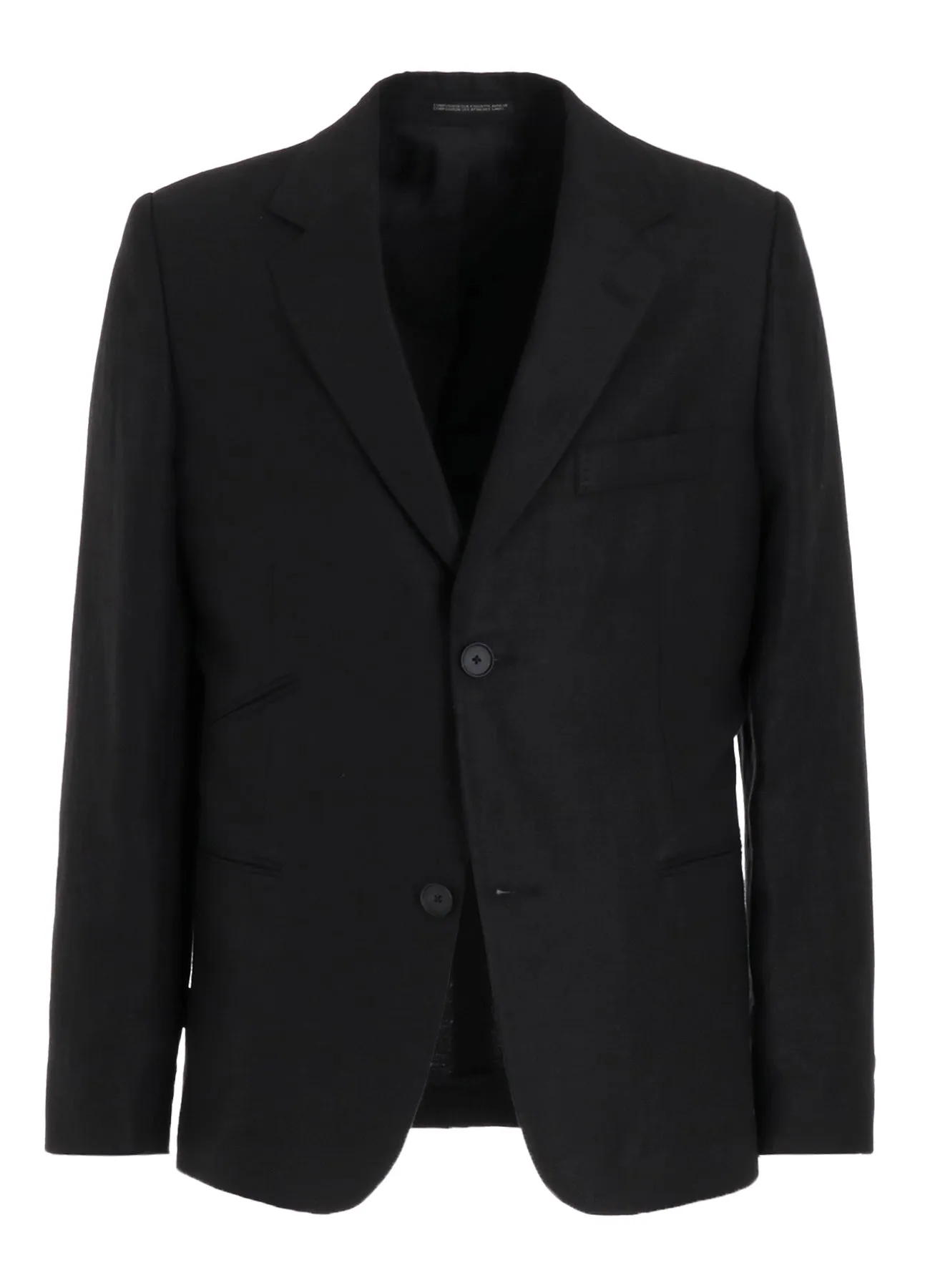 LINEN TWILL JACKET WITH 2-BUTTON sold by Yohji Yamamoto product image thumbnail 2