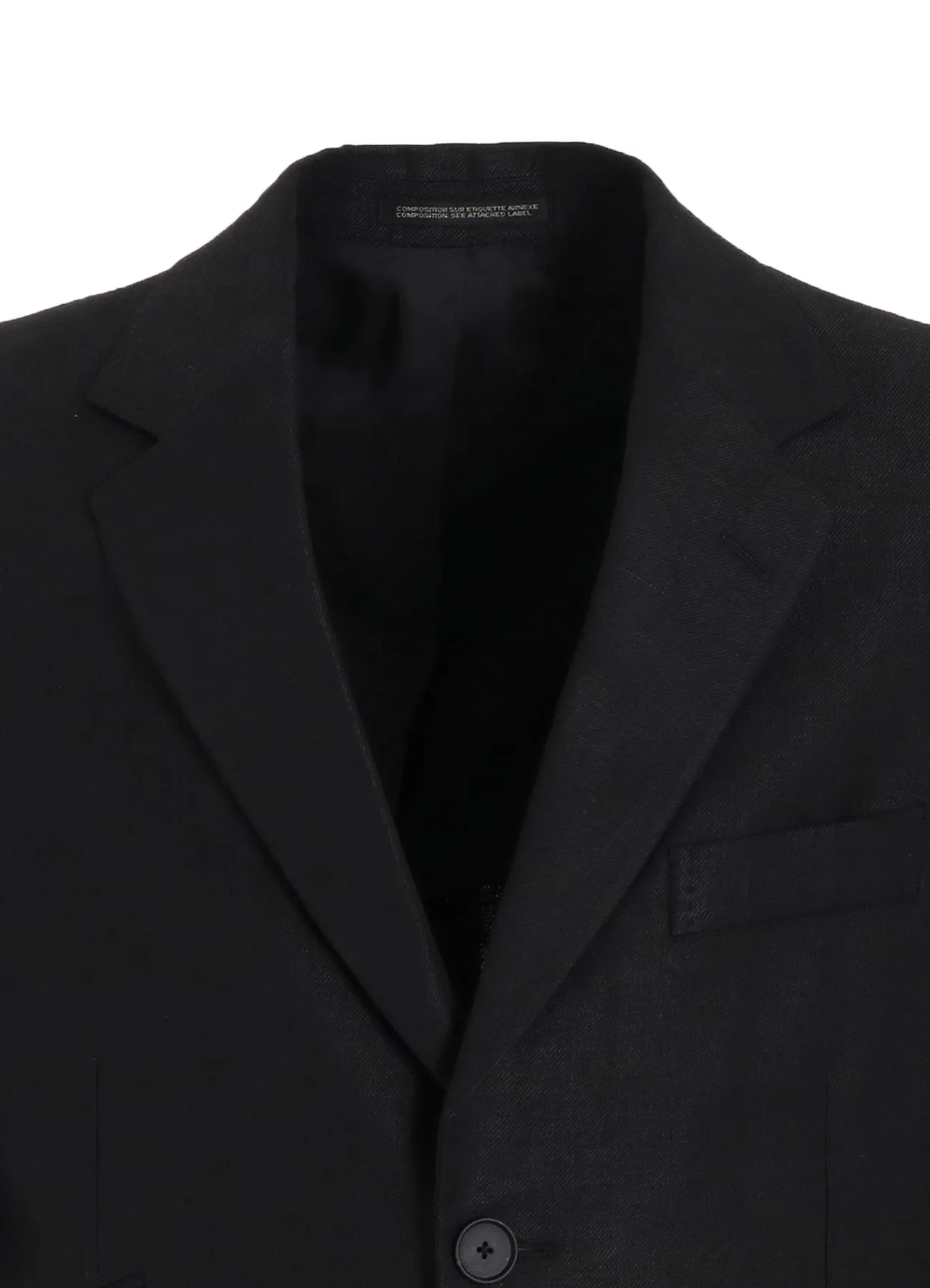 LINEN TWILL JACKET WITH 2-BUTTON sold by Yohji Yamamoto product image thumbnail 5