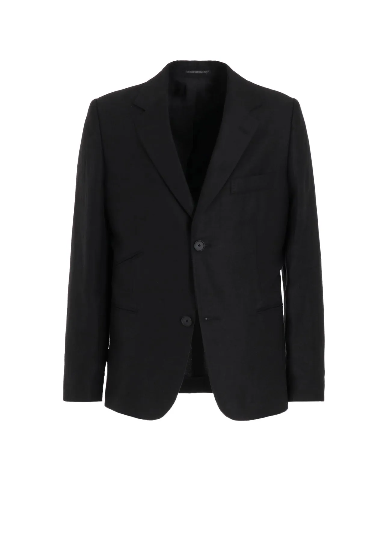 LINEN TWILL JACKET WITH 2-BUTTON sold by Yohji Yamamoto