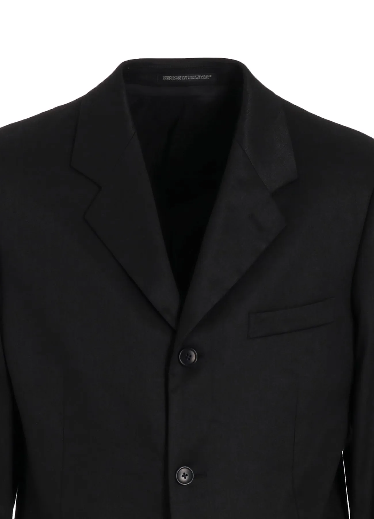 LINEN COTTON TWILL JACKET WITH 3-BUTTON sold by Yohji Yamamoto product image thumbnail 5