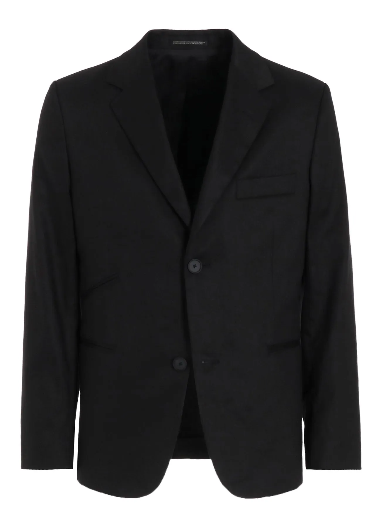 LINEN COTTON TWILL JACKET WITH 2-BUTTON sold by Yohji Yamamoto product image thumbnail 2