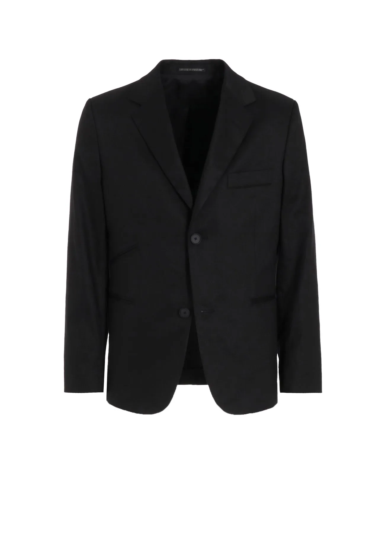 LINEN COTTON TWILL JACKET WITH 2-BUTTON sold by Yohji Yamamoto