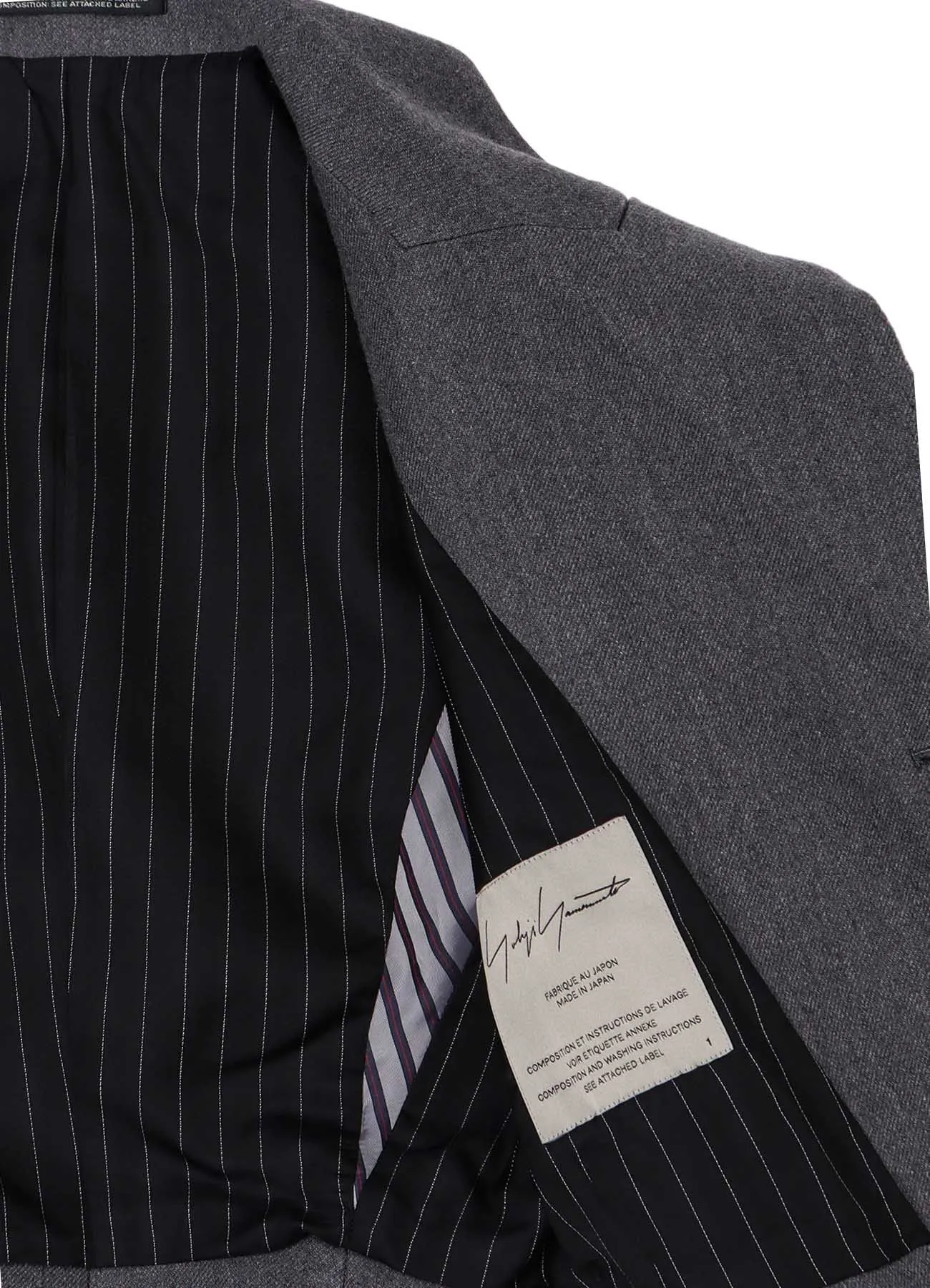 W/C TWILL WASHER SLV GUSSET JACKET sold by Yohji Yamamoto product image thumbnail 5