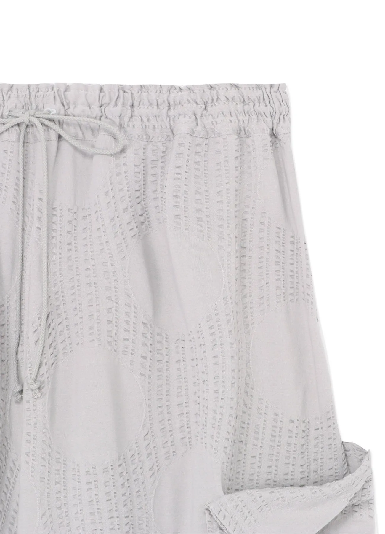 COTTON JERSEY DOT JACQUARD PANTS sold by Yohji Yamamoto product image thumbnail 4