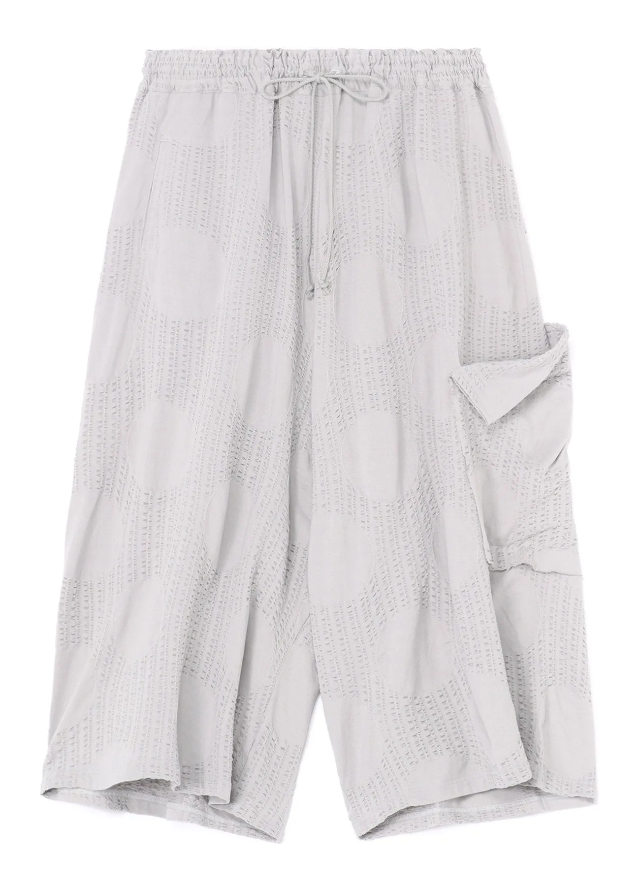 COTTON JERSEY DOT JACQUARD PANTS sold by Yohji Yamamoto product image thumbnail 2