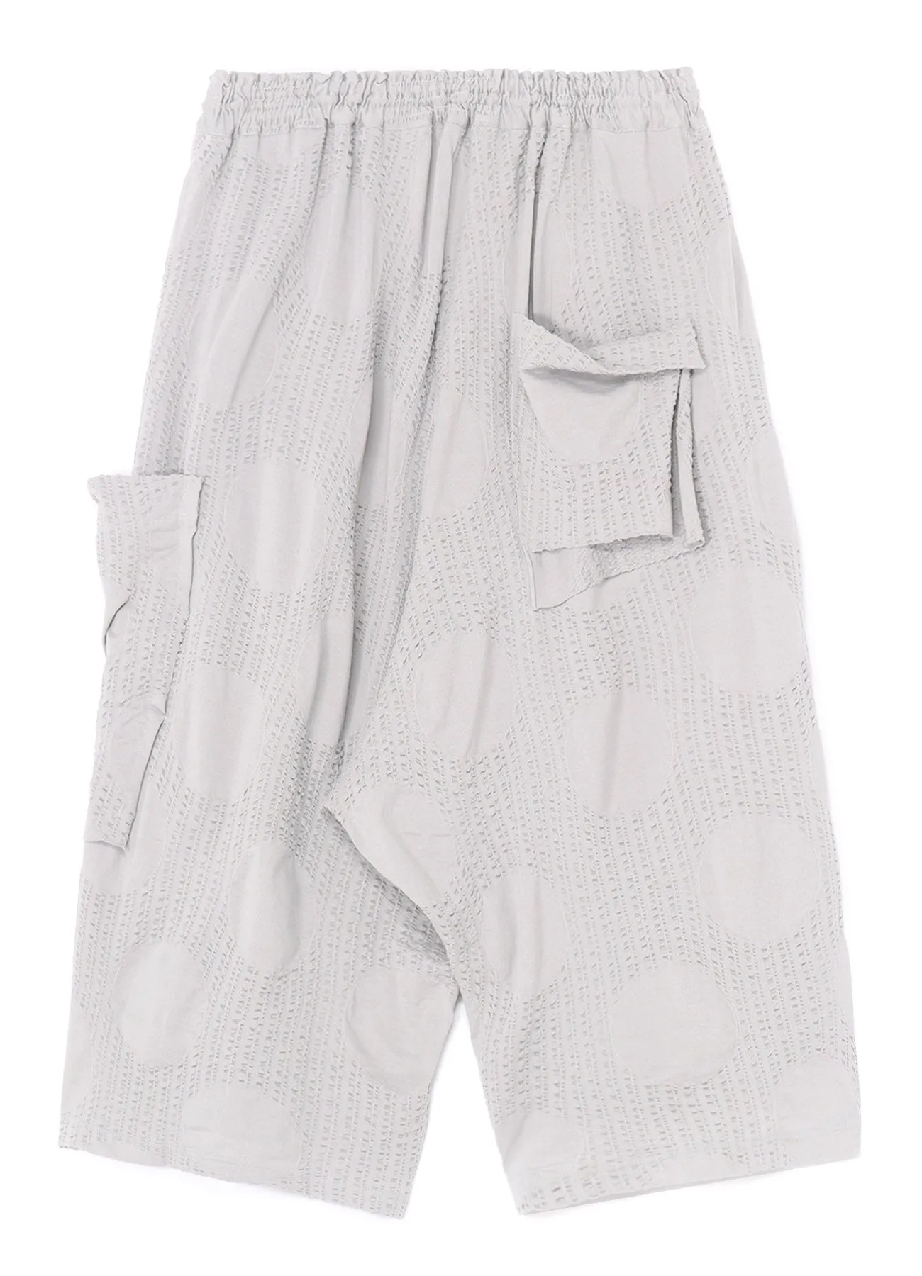 COTTON JERSEY DOT JACQUARD PANTS sold by Yohji Yamamoto product image thumbnail 3