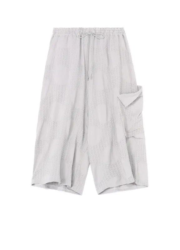 COTTON JERSEY DOT JACQUARD PANTS sold by Yohji Yamamoto