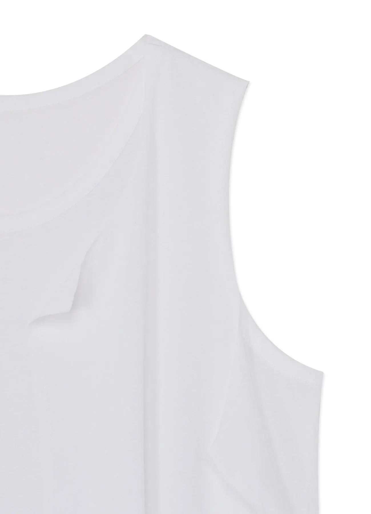HARD TWISTED COTTON JERSEY LEFT FRON DRAPE T sold by Yohji Yamamoto product image thumbnail 5